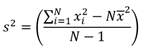 Variance equation Variance equation